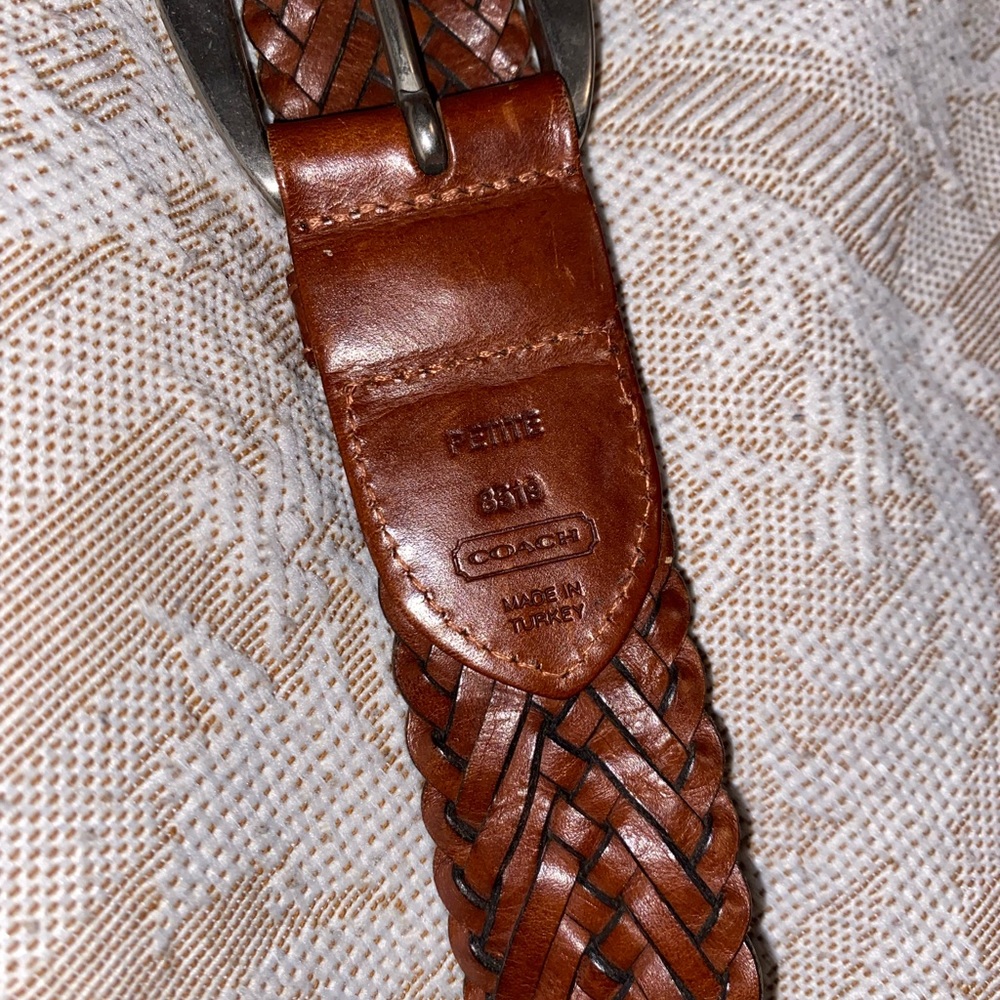 Coach Leather Belt